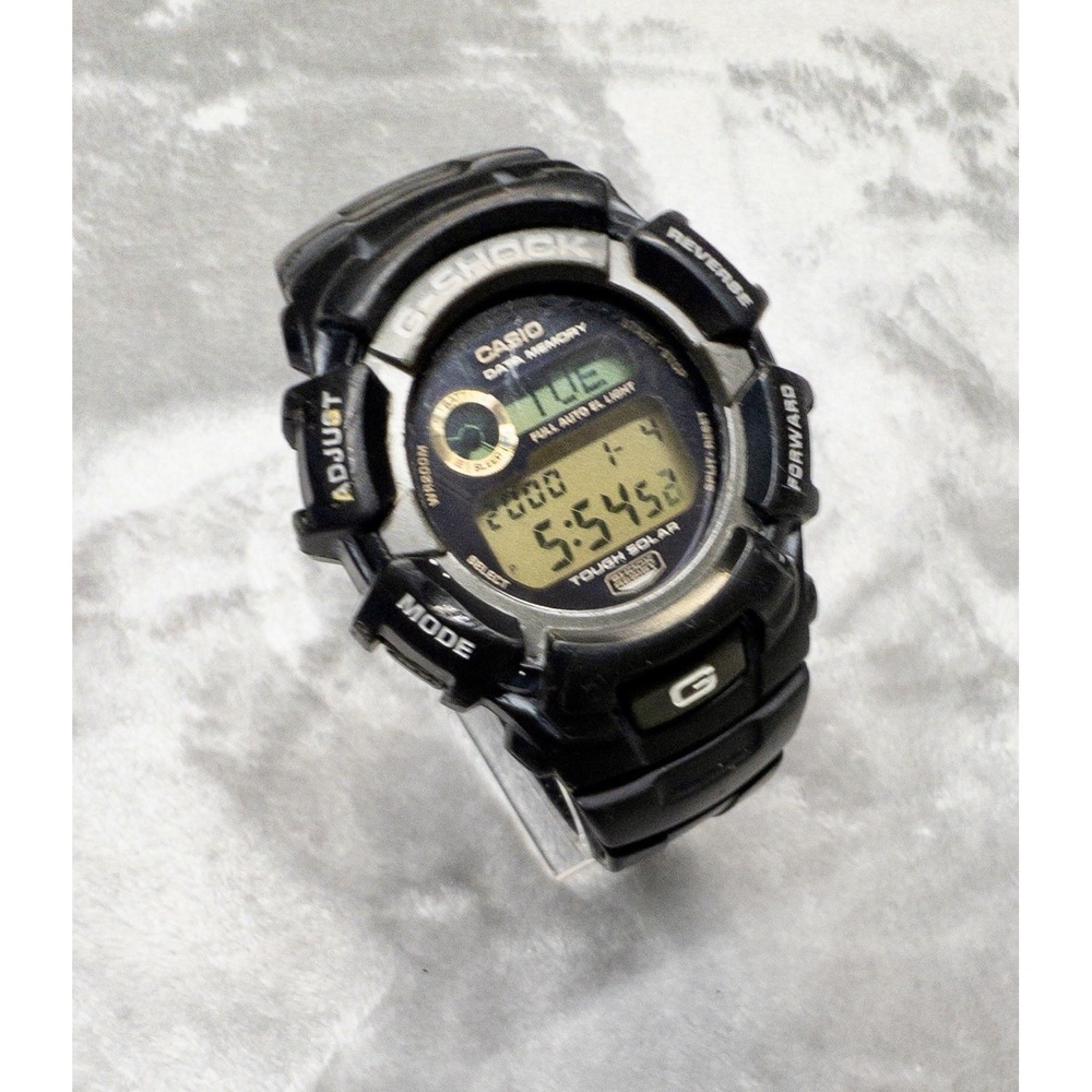 Casio G-SHOCK G-2300 (2184) Tough Solar Data Memory Black Resin 45mm Watch